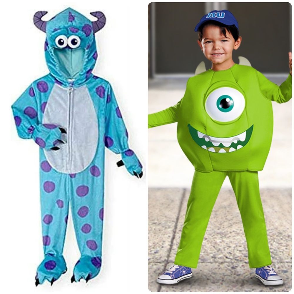 Sulley & Mike Wazowski Monsters inc Costume